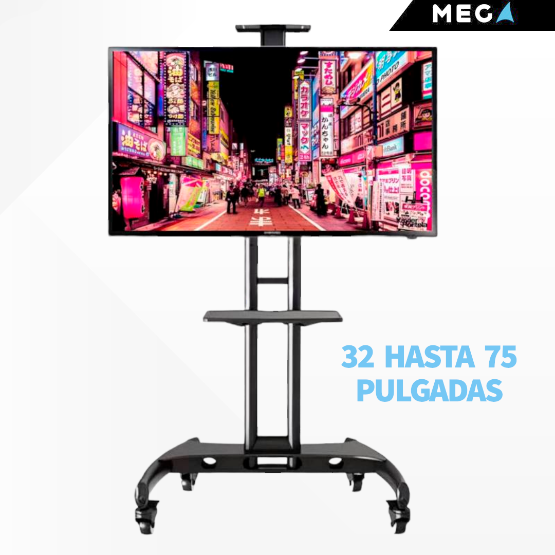 PEDESTAL PARA TV DE 32″ – 75″  LCD / LED / PLASMA / SMART TV