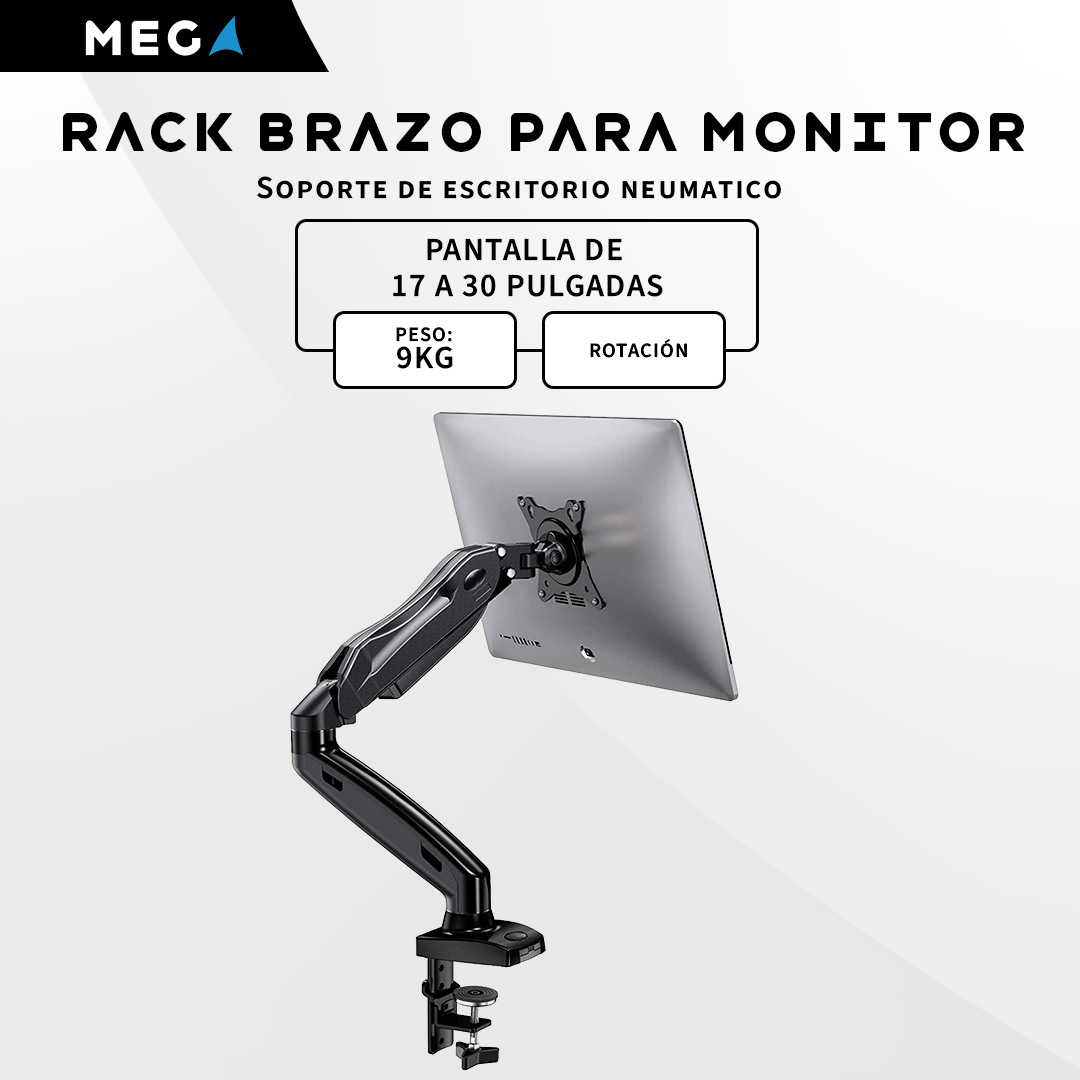 RACK BRAZO PARA MONITOR DE 17″ – 30″