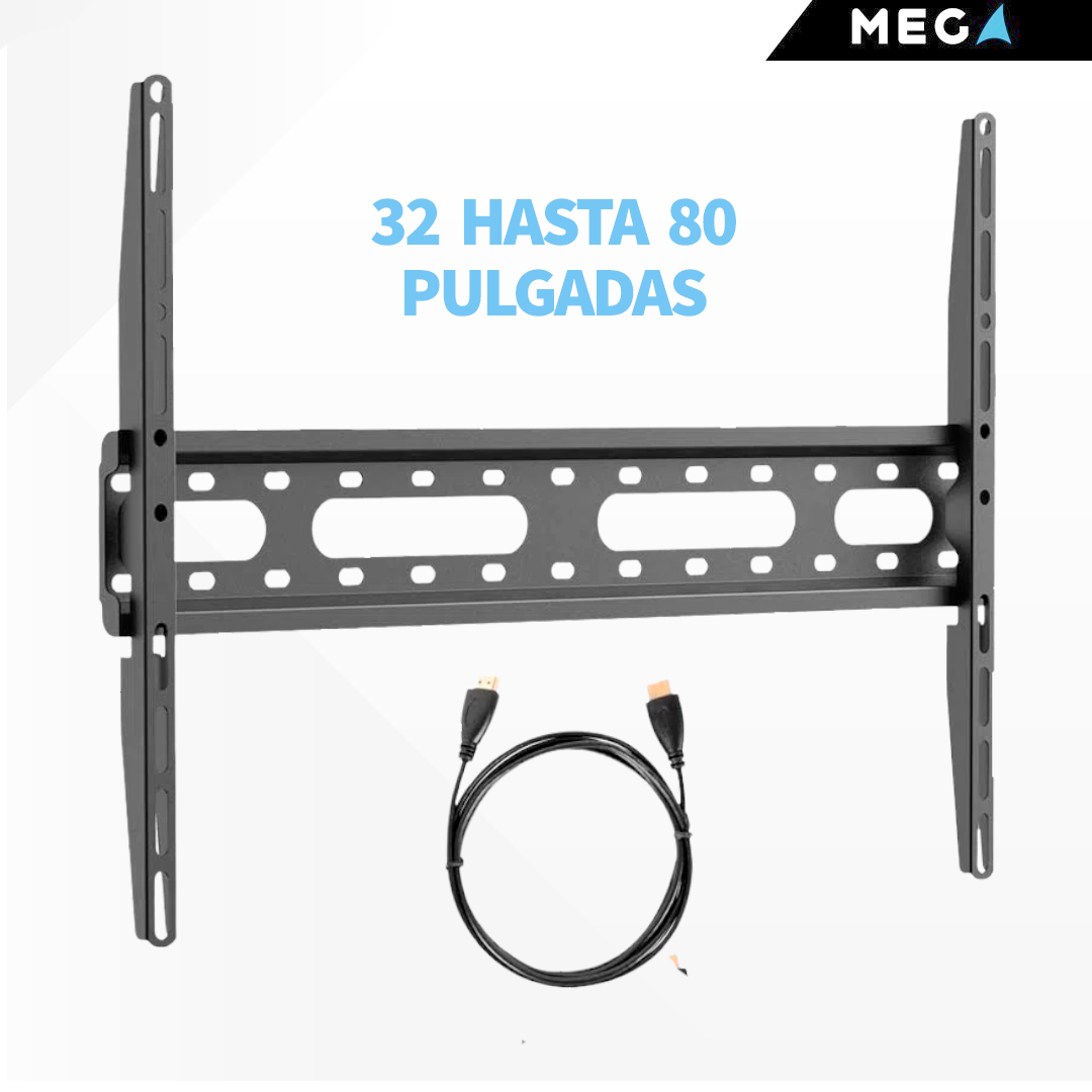 RACK PARA TV FIJO DE 32″ –  80″