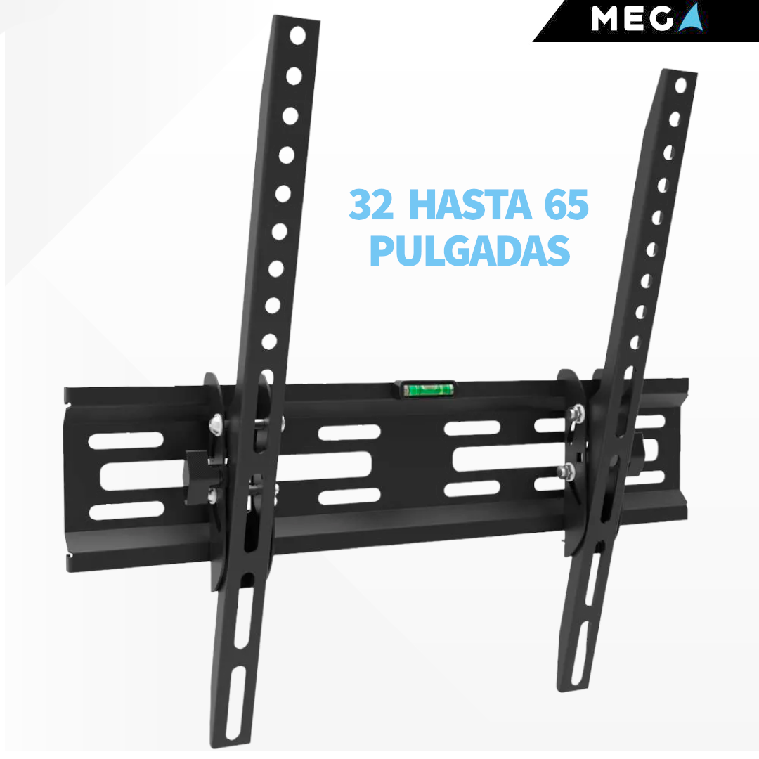 RACK FIJO INCLINABLE PARA TV DE 32″ –  65″ LED