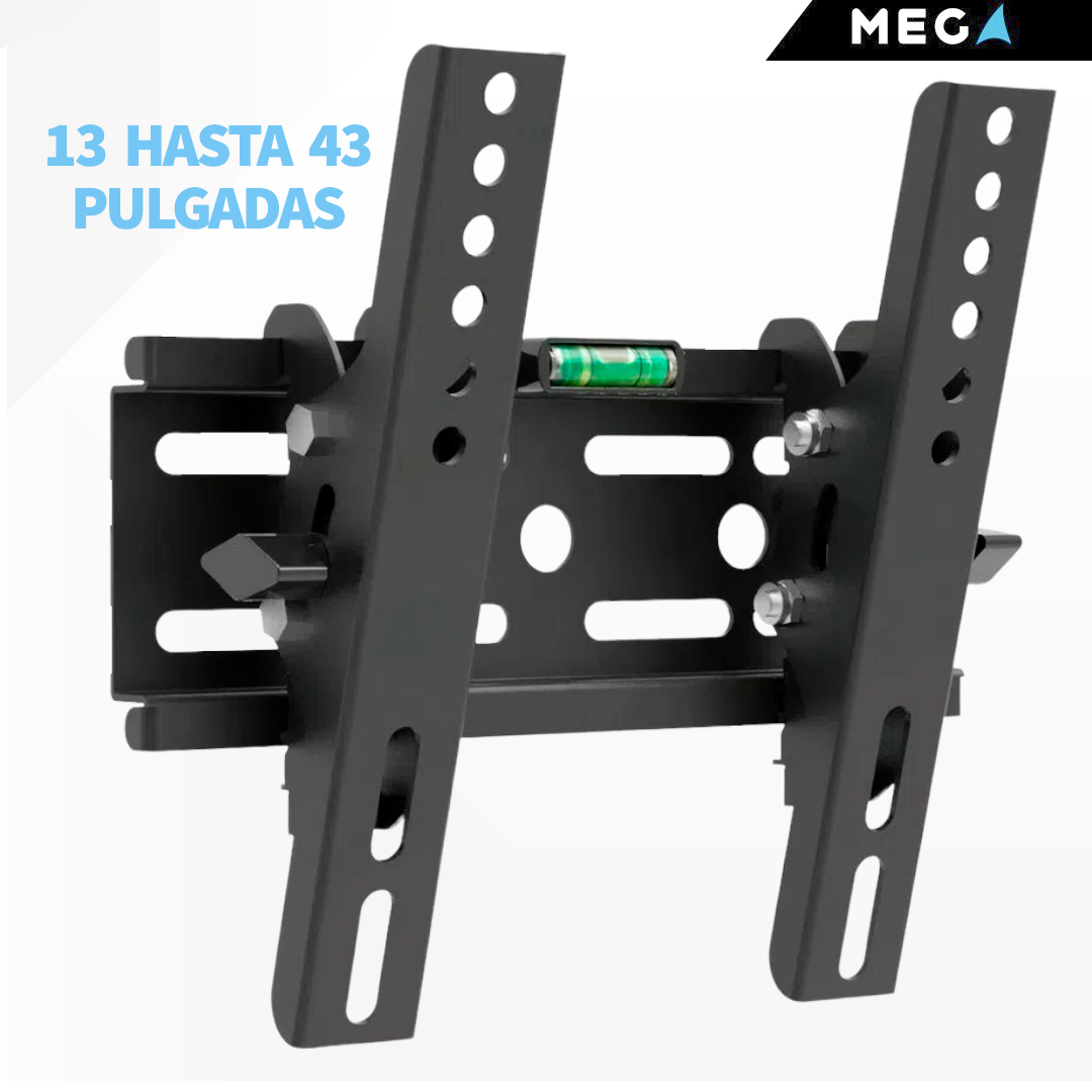 RACK FIJO INCLINABLE PARA TV DE 13″ – 43″ LED