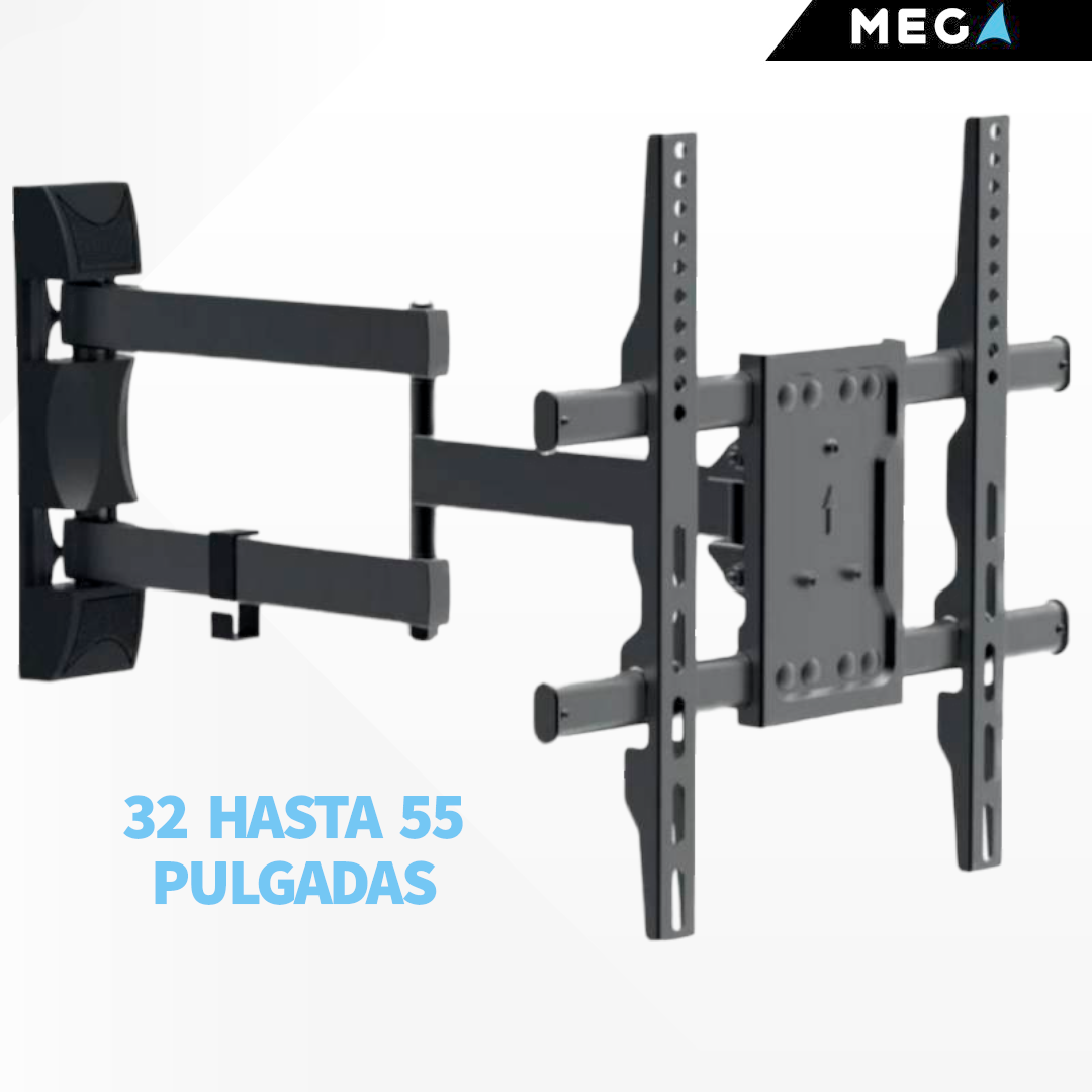 RACK DOBLE BRAZO PARA TV 32″ – 55″ STA-65