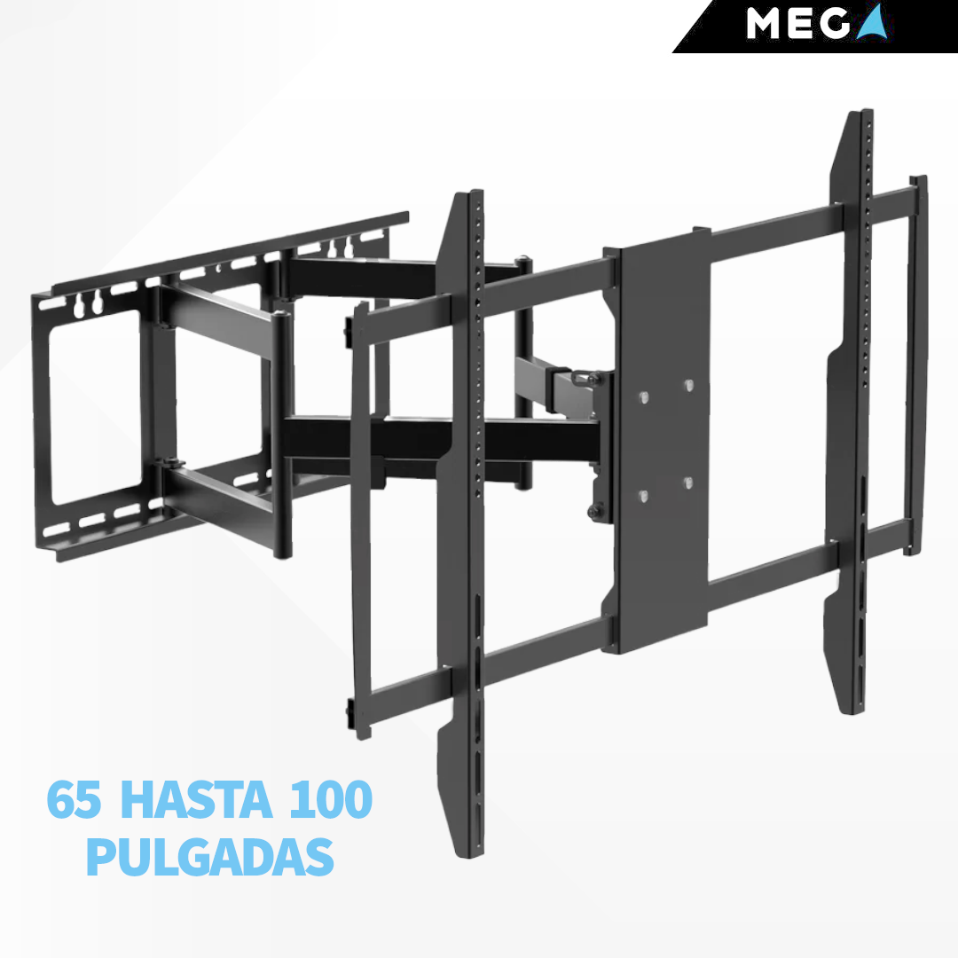 RACK GIRATORIO PARA TV DE 65″ – 100″ LED / LCD / CURVO